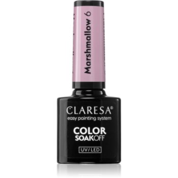 Claresa SoakOff UV/LED Color Marshmallow lac de unghii sub forma de gel - imagine 2